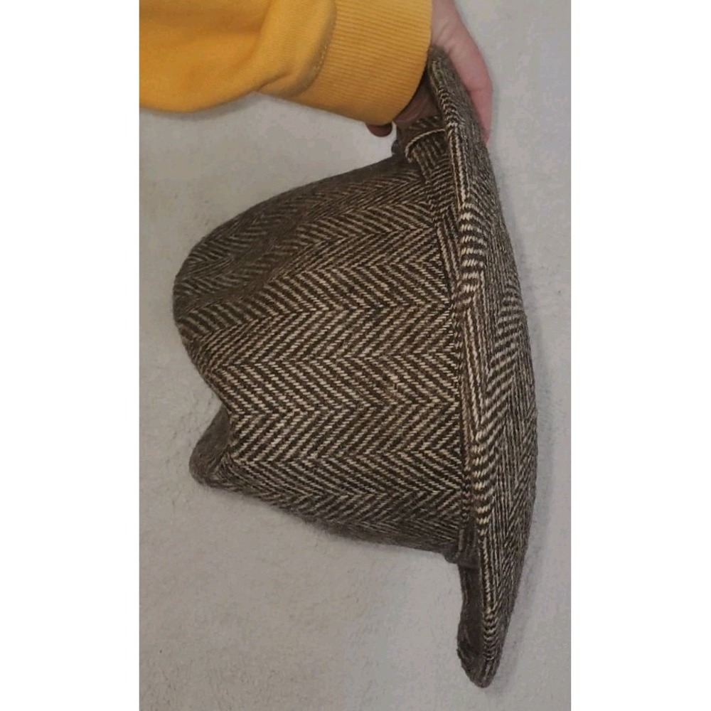 Vintage Men's BEACON HILL Hat Fedora Plaid Wool Blend Size LG (7 1/4 - 7 3/8) - Picture 7 of 15